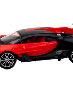 Raudonas sportinis 1:16 RC automobilis su nuotoliniu valdymu