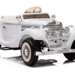 Retro Mercedes‑Benz 540K – licencijuotas elektromobilis vaikams