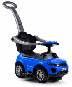 SPORT CAR mėlyna paspirtuko mašinėlė vaikams