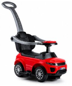 SPORT CAR raudonas paspirtukas–mašinėlė vaikams