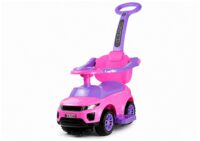 SPORT CAR rožinė paspirtuko mašinėlė vaikams
