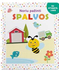Noriu pažinti. SPALVOS. Su atvartėliais.