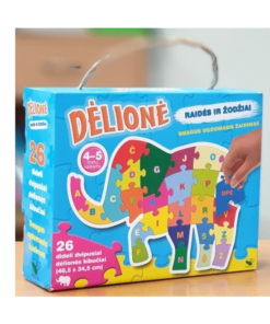 Dėlionė DRAMBLYS. Raidės ir žodžiai. 4-5 metų vaikams