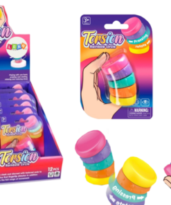 Sensorinis anti-stresinis žaislas „Rainbow Rotating Wheels“ – besisukančios vaivorykštės spalvos