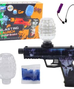 Skull Gel – gelio rutuliukų šautuvas su granatos formos dėtuve