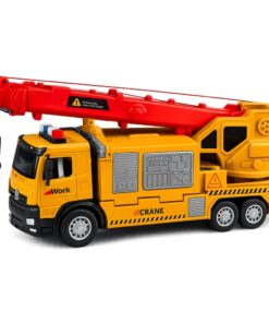 Sunkvežimis su kranu ir transporteriu