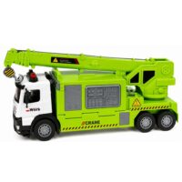 Sunkvežimis su kranu ir transporteriu