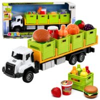 Transporto sunkvežimis su priekaba