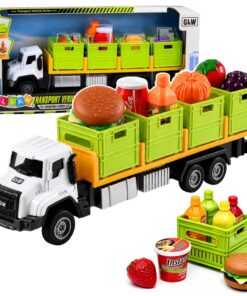 Transporto sunkvežimis su priekaba