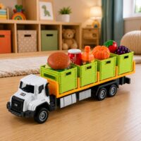 Transporto sunkvežimis su priekaba