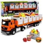 Transporto sunkvežimis su priekaba