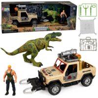 T‑Rex dinozaurų medžiotojo rinkinys su visureigiu