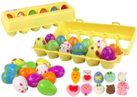 Velykiniai squishy kiaušiniai – 12 vnt. rinkiny