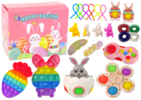 Velykinis Fidget Toys Pop It rinkinys – 25 elementai
