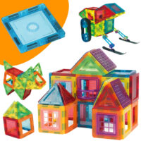WOOPIE 3D magnetinių kaladėlių rinkinys