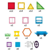 WOOPIE 3D magnetinių kaladėlių rinkinys