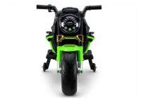 XW‑07 elektromotoras su LED šviečiančiais ratais – žalias