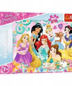 Dėlionė „200 detalių – Linksmasis Disney princesių pasaulis“ Trefl
