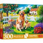 Dėlionė „300 EasyPiece – Šunys kaime“ Trefl