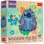 Medinė dėlionė „50 detalių – Linksmasis Stitch“ Trefl
