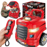 Didelis sunkvežimio konstruktorius – mechaniko rinkinys surinkimui, prisukimui, montavimui, 61 detalė, XXL