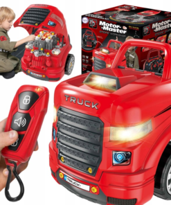 Didelis sunkvežimio konstruktorius – mechaniko rinkinys surinkimui, prisukimui, montavimui, 61 detalė, XXL