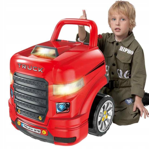 Didelis sunkvežimio konstruktorius – mechaniko rinkinys surinkimui, prisukimui, montavimui, 61 detalė, XXL - Image 2