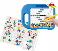 Magnetinė lenta „Mozaika“ – Montessori dėlionė su taškeliais MagPad - Image 3