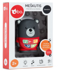 BO. Baby Bear interaktyvus meškutis – lietuviškai kalbantis ir dainuojantis žaislas