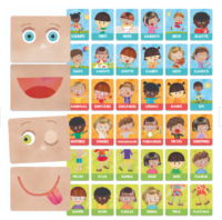 HEADU Montessori kortelės „Emocijos ir veiksmai“ – lietuvių kalba - Image 2