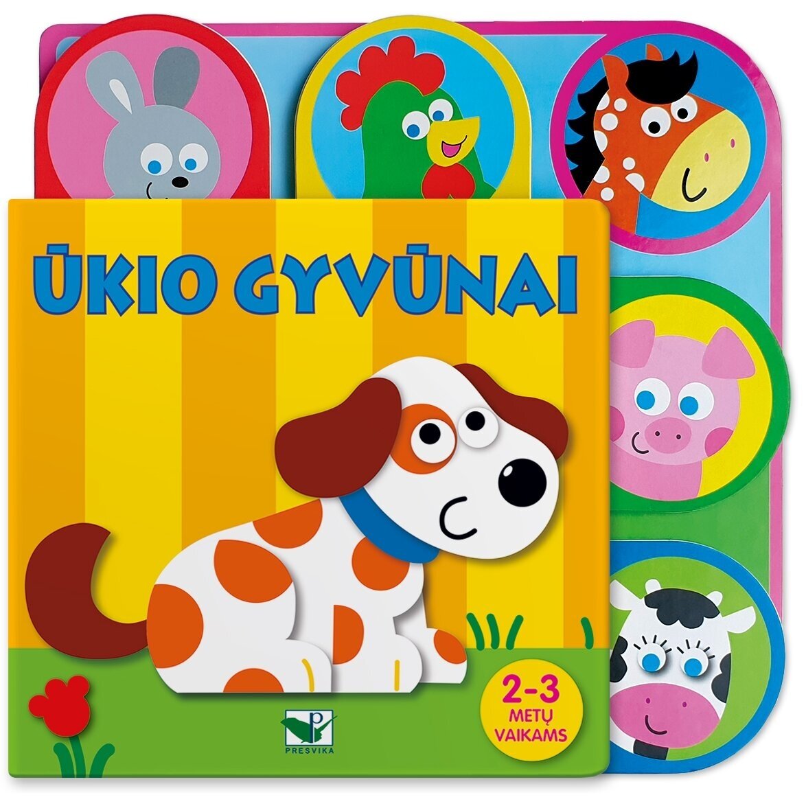 ukio-gyvunai-2-3-metu-vaikams-konturiniai-puslapiai-1 Ūkio gyvūnai. 2-3 metų vaikams (kontūriniai puslapiai) - Image 1