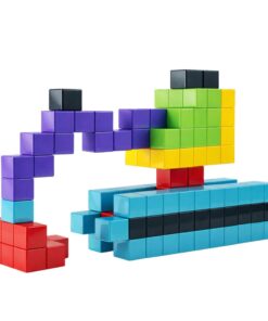 3D magnetiniai konstravimo blokeliai – 96 detalių