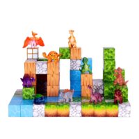 3D magnetiniai konstravimo kubeliai – 114 detalių