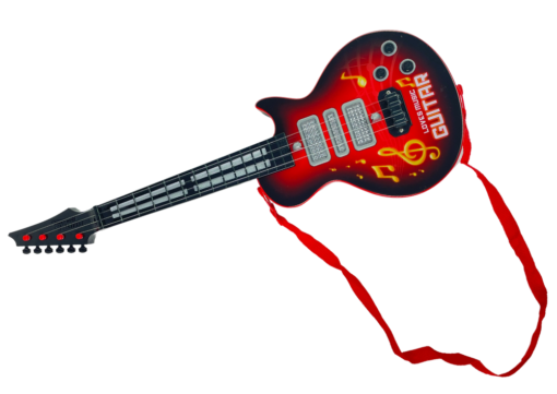 Elektrinė gitara vaikams – raudona
