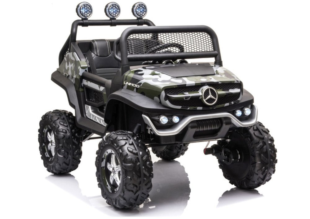 Elektrinis vaikiškas automobilis Unimog S Moro – visureigis vaikams