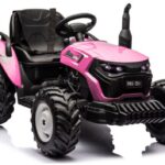 Elektrinis vaikiškas traktorius HC-306 – rožinis