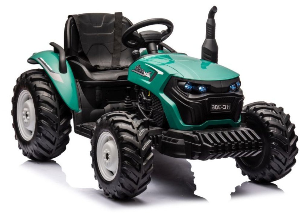 Elektrinis vaikiškas traktorius HC-306 – tamsiai žalias