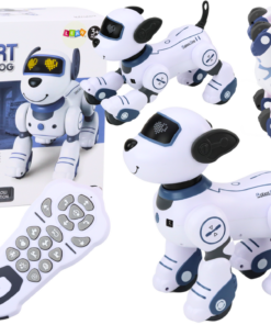 Interaktyvus nuotoliniu valdomas robotas–šuo