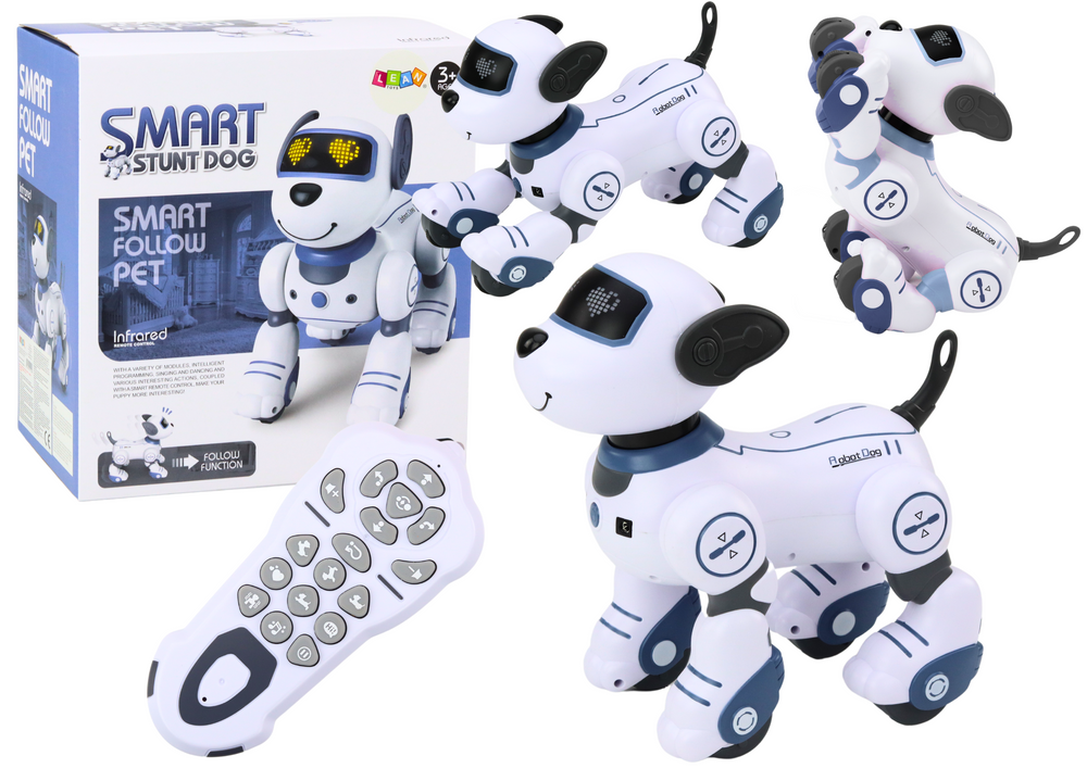 Interaktyvus nuotoliniu valdomas robotas–šuo