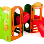 Little Tikes 8in1 žaidimų kompleksas – čiuožykla