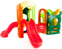 Little Tikes 8in1 žaidimų kompleksas – čiuožykla