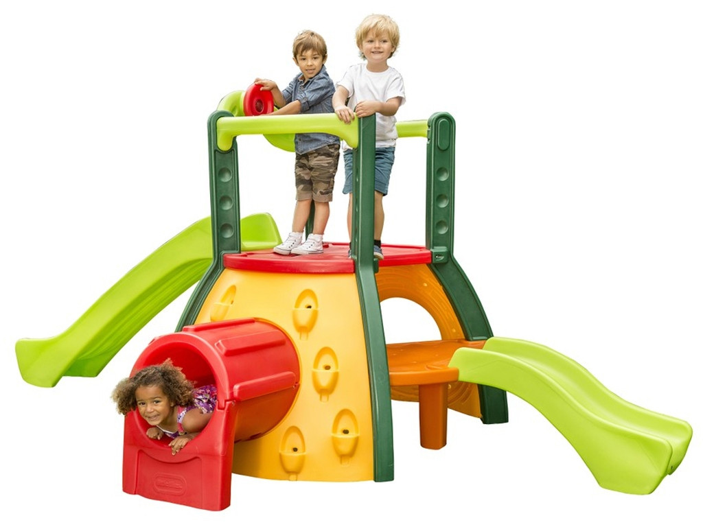 Little Tikes dviejų čiuožyklų ir laipynės kompleksas vaikams