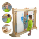 MASTERKIDZ didžiulė medinė lango piešimo lenta-molbertas