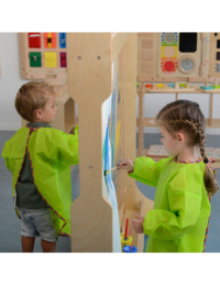 MASTERKIDZ didžiulė medinė lango piešimo lenta-molbertas