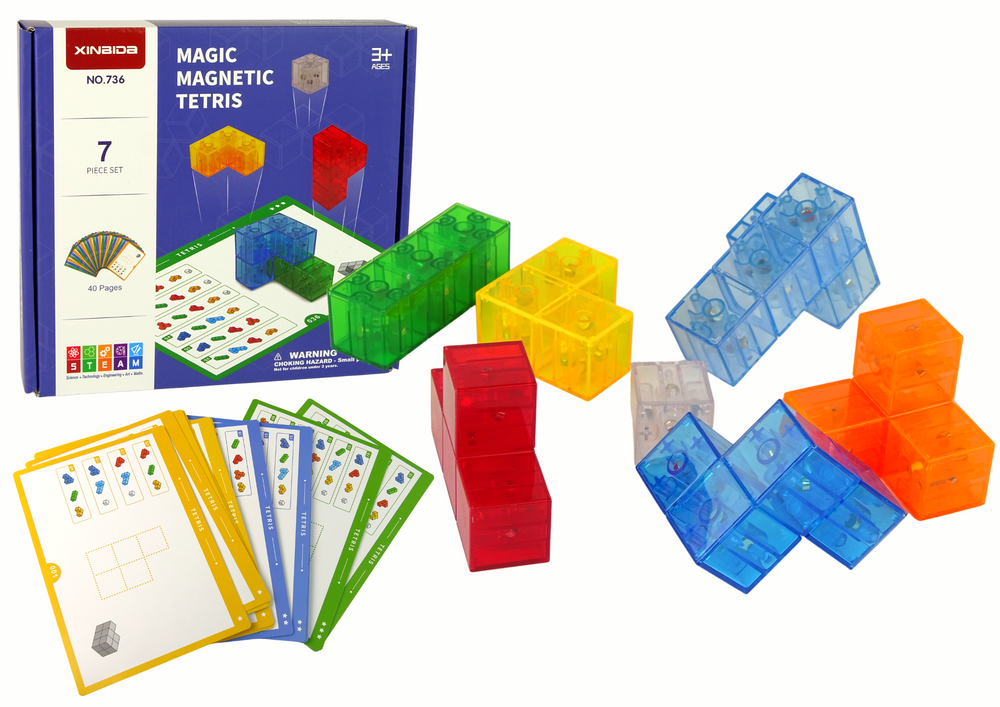 Magic Magnetic Cube – 7 magnetiniai kubeliai