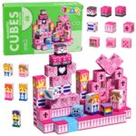 Magnetiniai blokeliai Pink Cubes