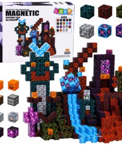 Magnetiniai blokeliai Pixel Dark World