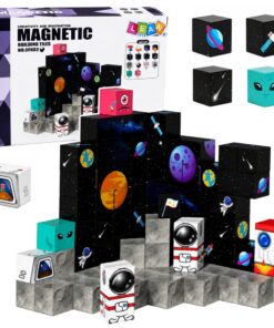 Magnetiniai blokeliai – kosmoso tema