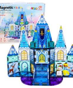 Magnetiniai blokeliai – ledo pilis