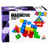 Magnetiniai blokeliai – spalvoti kubeliai